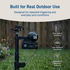 Orbit Yard Enforcer Motion-Activated Sprinkler - Outdoor Animal Repeller & Lawn Protector - Motion Sensor - Multi-Angle Detection - Weatherproof Dual-Purpose Sprinkler - 62100