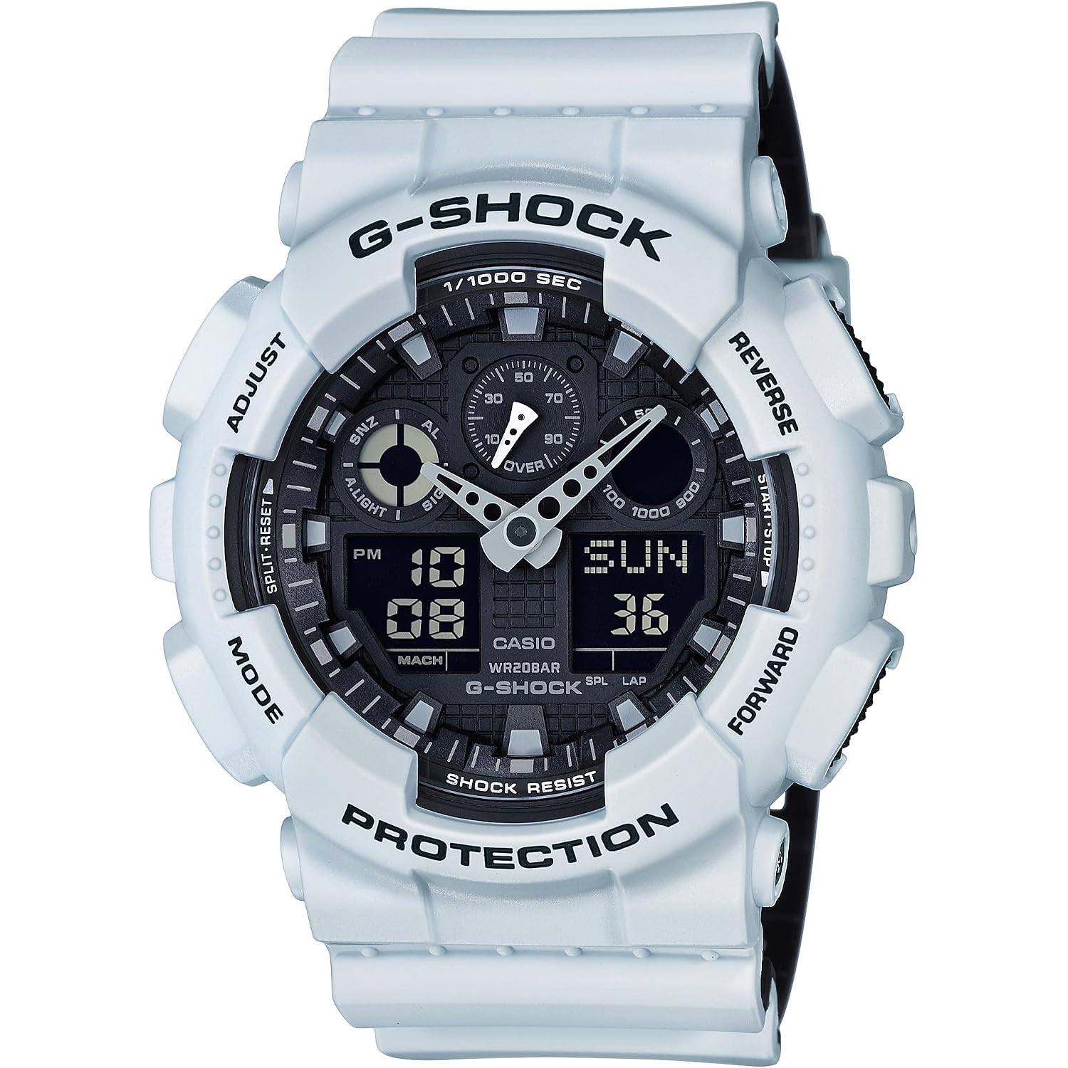 Casio Men'S Ga-100 Xl Series G-Shock Quartz 200M Wr Shock Resistant Watch