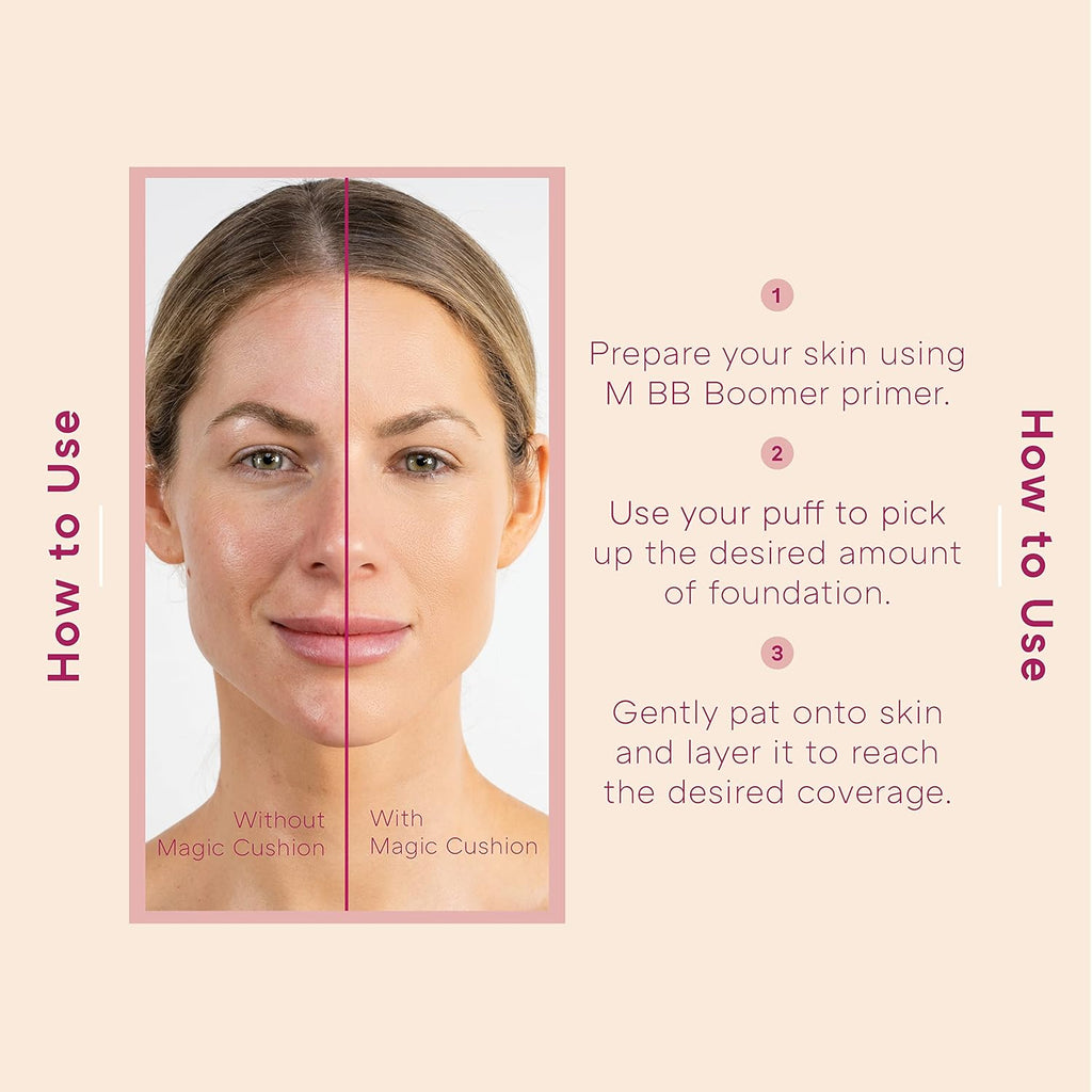 MISSHA Magic Cushion Foundation No.23 Natural Beige for Light with Neutral Skin Tone, Flawless Coverage, Dewy Finish, Easy Application for All Skin Types
