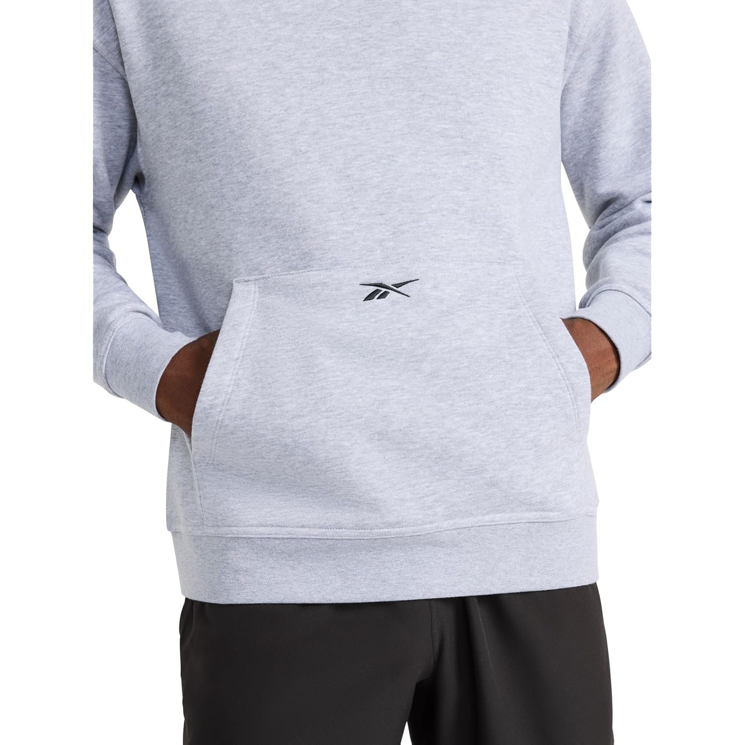 Reebok Men'S Transition Hoodie, Oversized Fit, Midweight Cotton-Poly Fleece Fabric