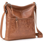 The Sak iris Leather Crossbody Purse - Women's Handbag for Everyday & Travel - Cross Body Bag With Zipper Closure