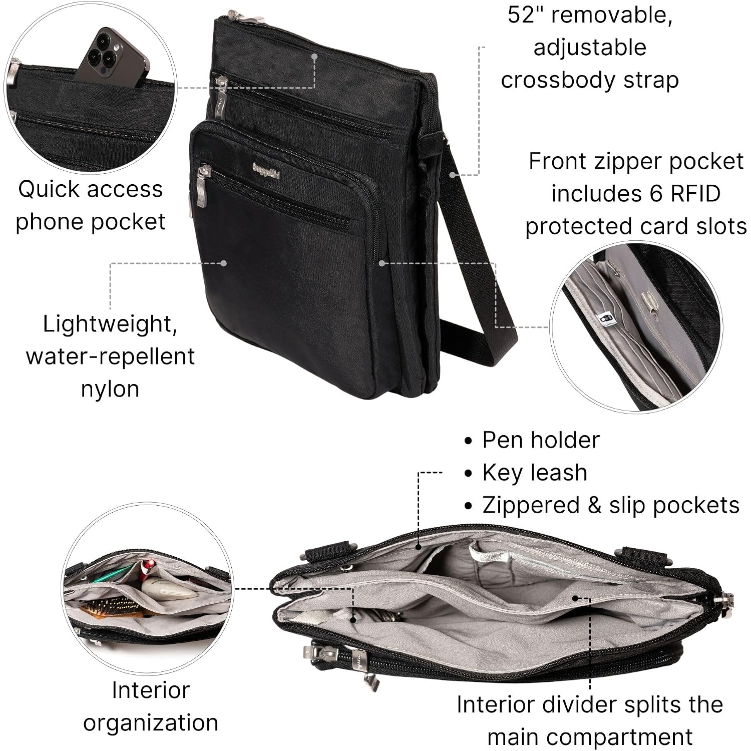Baggallini Out And About Crossbody