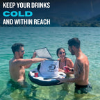 Floating Cooler For Pool, Lake, River & Kayak - Holds Up To 24 Cans With Ice - Leakproof Insulated Cooler For River Floating