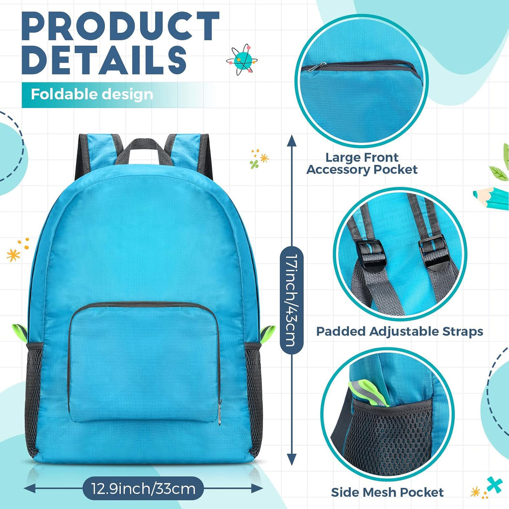 Eccliy 50 Pack Backpacks In Bulk 17 Inches Wholesale Back Pack Basic Backpack For Adult Lightweight Outdoor Travel Bookbags(5 Colors)