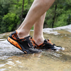 Humtto Men'S Amphibious Water Shoes - Hiking Sandals For Men Outdoor Water Sandal Closed Toe Non-Slip River Shoes Summer Quick Drying Aqua Shoe