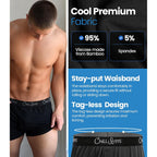Chill Boys Viscose From Bamboo Boxers For Men - Cool Comfortable, Soft Breathable Men'S Underwear - Boxer Shorts
