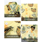 Hawaiian Shirts For Men Short Sleeve Casual Button Down Shirt Summer Beach Aloha Shirt Holiday Party Tropical Print