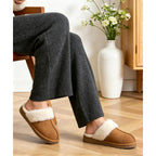 Women'S Fuzzy Memory Foam Slippers Fluffy Winter House Shoes Indoor And Outdoor