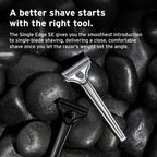 SUPPLY Single Edge SE Blade Refills for Men – Pack of 8 Japanese-Made Black Label Injector Razor Blades – Fits the SUPPLY SE Razor, 10-12 Shaves Each
