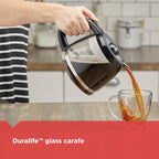 BLACK+DECKER 5-Cup Coffeemaker, DCM600B Black