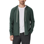 Ododos Men'S Full-Zip Hoodie - Odstratum Tech Ultra Soft Outfit Upf 50+ Performance Hooded Jacket With Pockets