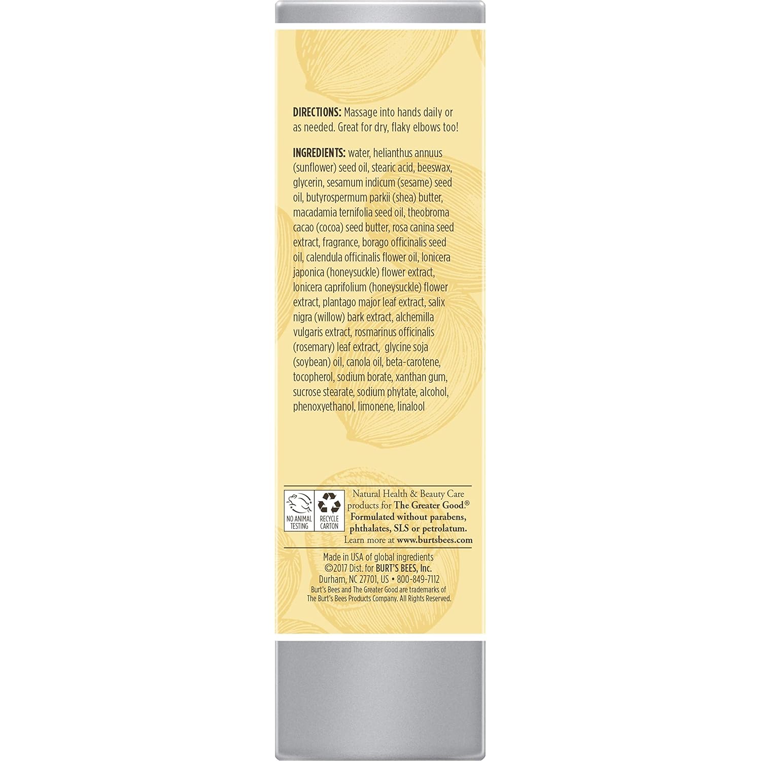 Burt's Bees Shea Butter Hand Repair Cream, 3.2 Oz (Pack of 3)