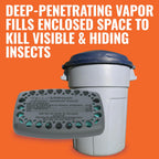 Terro Garbage Guard Trash Can Insect Killer, 1-Pack | Kills Flies, Roaches, Maggots, Beetles, And Insects, 4-Month Long-Lasting Protection For Outdoor Pest Control & Bug Barrier