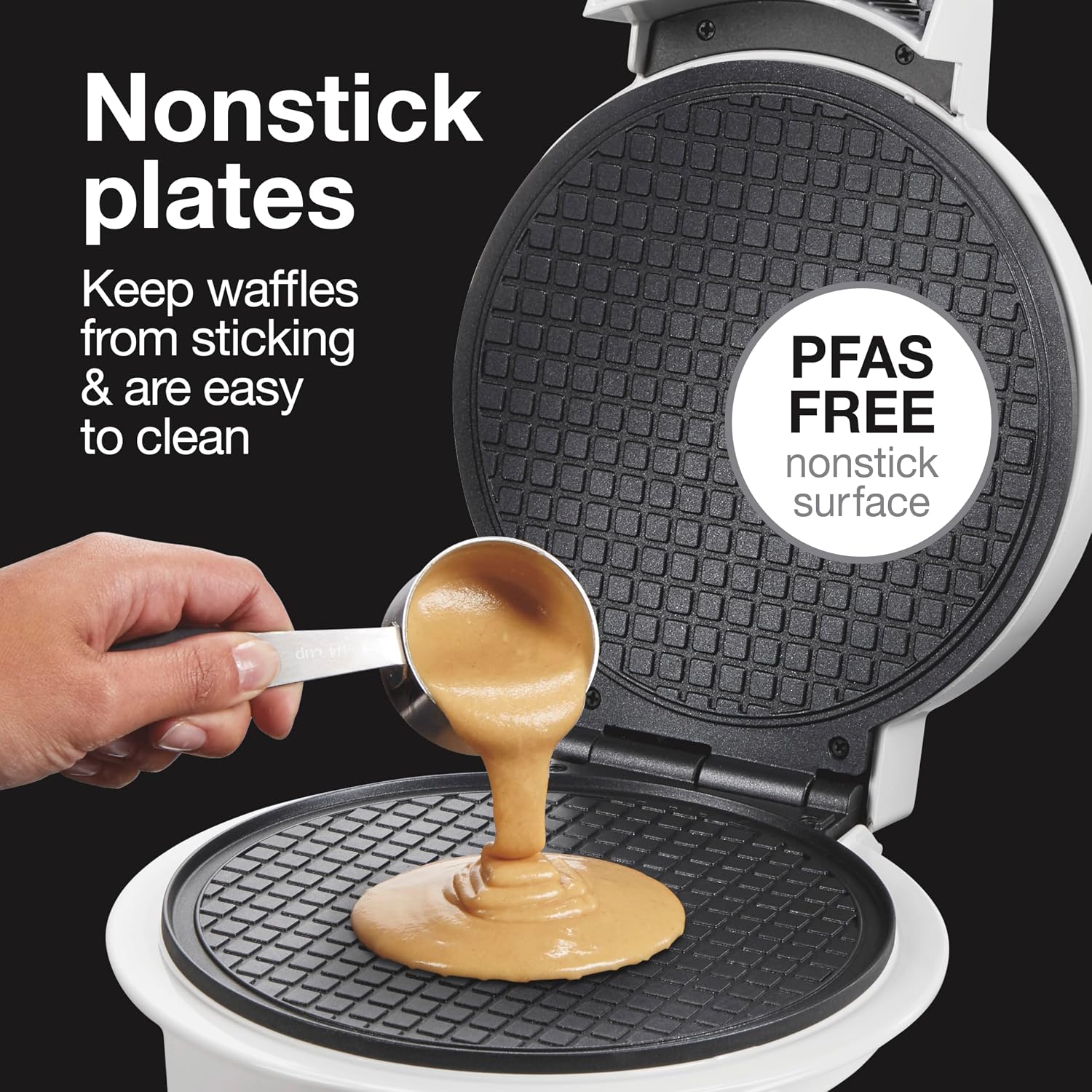 Proctor Silex Waffle Cone And Ice Cream Bowl Maker With Browning Control | Fun And Fast, Cooks In 2-3 Minutes | Includes Cone Shaper Roller & Cup Press | 7.5” Pfas-Free Non-Stick Plates | White