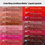 Revlon Colorstay Limitless Matte Liquid Lipstick, Vegan Formula, No-Budge, Longwear Lip Color, Long Lasting, Lightweight/Comfortable, Waterproof, 010 Top Talent, 0.17 Fl Oz