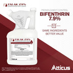 Atticus Talak 7.9% Indoor/Outdoor Bifenthrin Insecticide Concentrate (1Gal) | Control Ants, Mosquitoes, Cockroaches, Spiders, Armyworms, And 70+ More Pests, Measuring Made Easy With Tip 'N Measure Bottle