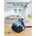 Aspiron 1700W Canister Vacuum Cleaner, 45Kpa Bagless Vacuum Cleaner