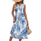 Wiholl Women'S Summer Dresses Maxi Dress Vacation Beach Sundresses 2026 With Pockets
