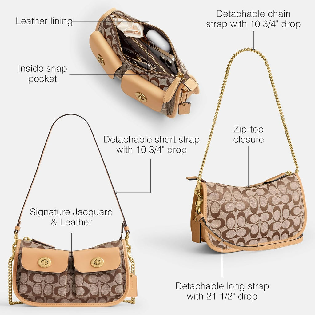 COACH Twin Turnlock Waverly Bag