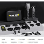 Fadeking® Professional Hair Clippers For Men, Cordless Beard Trimmer Kit For Hair Cutting & Grooming, Zero-Gap Barber Clippers Set, Ideal Mens Grooming Gift For Father’S Day/Birthday