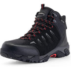 Men'S Waterproof Hiking Boots Non-Slip Lightweight Mid Top Ankle Boot Breathable Hiker Trekking Shoes