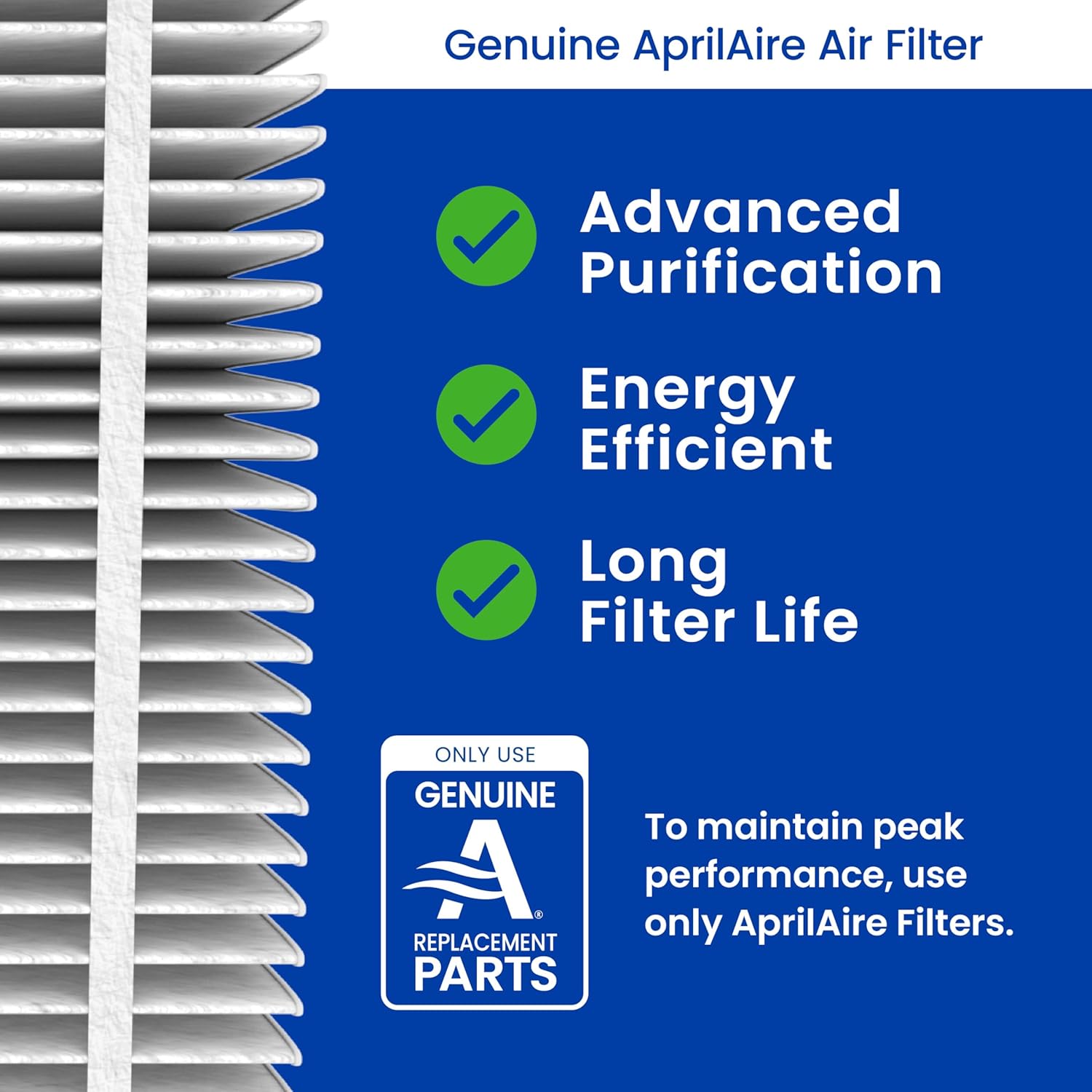 Aprilaire 310 Replacement Filter For Aprilaire Whole House Air Purifiers - Merv 11, Clean Air & Dust, 20X20X4 Air Filter (Pack Of 1)