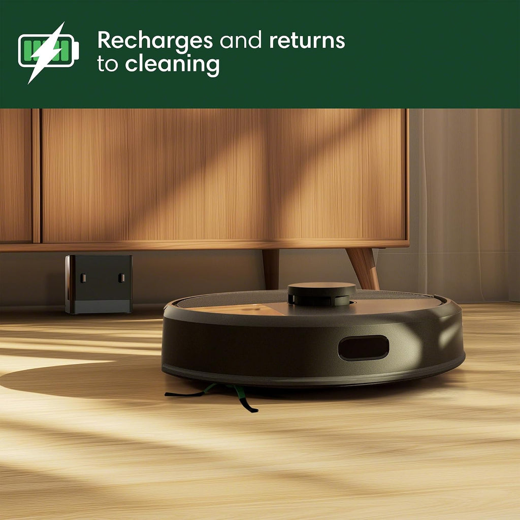 Irobot Roomba 105X Robot Vacuum, Smart Lidar Mapping, 70X Power‑Lifting Suction, Custom Room Cleaning, App & Voice Control, Auto Recharge, Great For Homes With Pets & Kids