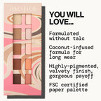 Pacifica Pink Nudes Mineral Eyeshadow Palette, 10 Neutral Shades, For Natural Or Smoky Eye Look, Naked Eye Makeup, Longwearing & Blendable, Vegan, Cruelty Free Ophthalmologist Tested