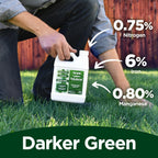 Simple Lawn Solutions - Liquid Iron Fertilizer Darker Green - Chelated Micronutrients - Concentrated Green Booster For Turf Grass, Indoor Plants And Outdoor Garden (32 Ounce)