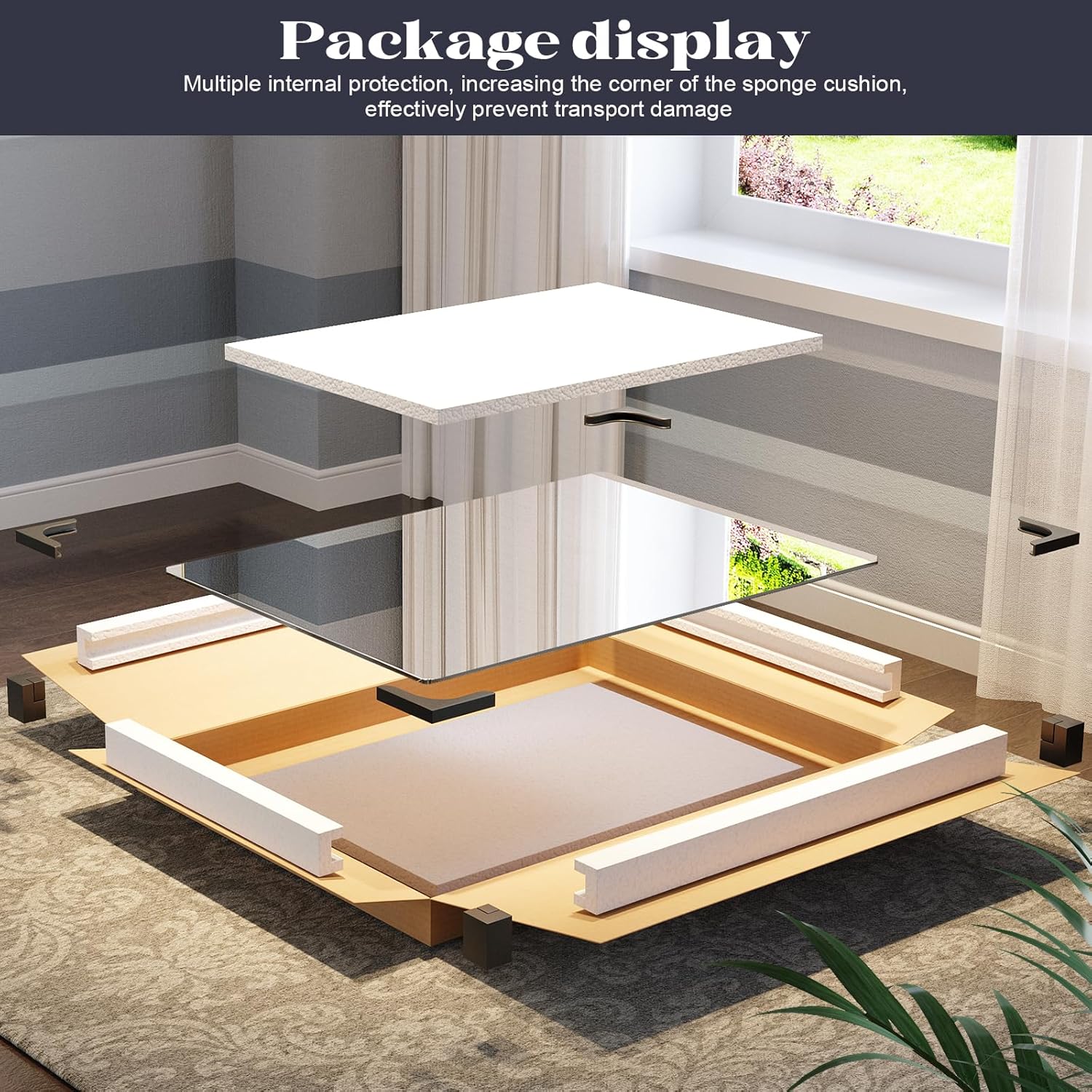 Frameless Bathroom Mirror, 24"x36" Frameless Vanity Mirror, Tempered Glass Rectangle Frameless Wall Mirror, Bathroom Mirrors for Over Sink, Living Room, Bedroom, Entryway
