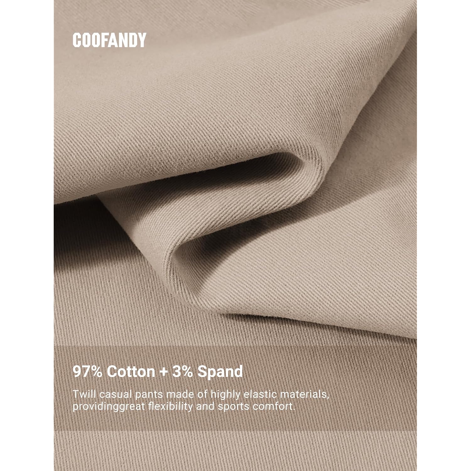 Coofandy Mens Casual Shorts Cotton Drawstring 9 Inch Chino Shorts Stretch Elastic Waist Summer Beach Golf Shorts