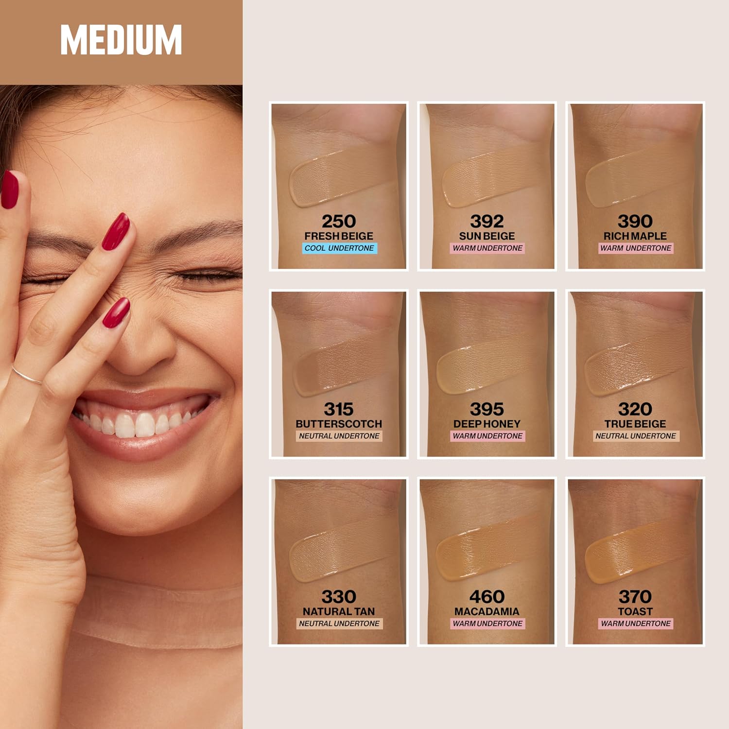 Revlon Liquid Foundation, Colorstay Face Makeup For Normal & Dry Skin, Spf 20, Longwear Medium-Full Coverage With Natural Finish, 320 True Beige, 1 Fl Oz