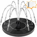 Mademax 1W Solar Bird Bath Fountain Pump, Solar Fountain, Free Standing Floating Solar Powered Water Fountain Pump For Bird Bath, Garden, Pond, Pool, Outdoor