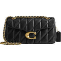 COACH Women's Pebble Tabby Shoulder Bag | Quilted, 26, with Chain