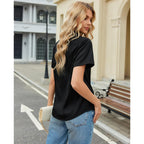 Button Down Shirts for Women Stain Shield Short Sleeve Dress Shirt Wrinkle Free Work Business Office Blouses