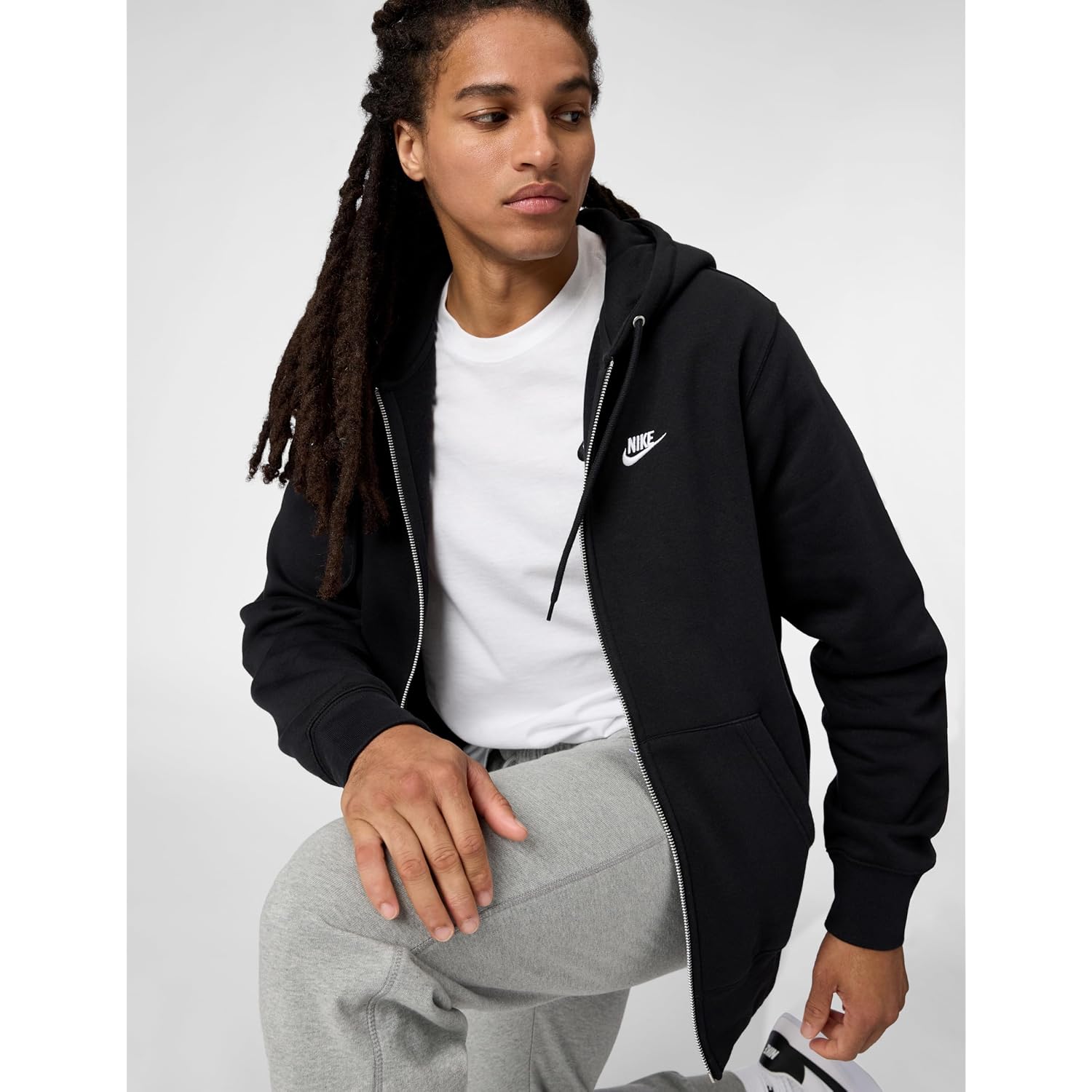 Nike Men'S Club Full-Zip Fleece Hoodie