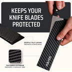 Asaya Professional Chef Knife Edge Guards – 6 Piece Knives Universal Covers - Extra Strength Abs Plastic And Food Safe Kitchen Knife Sheath Covers – Knives Not Included