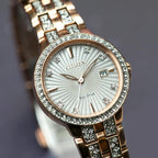 Citizen Ladies' Silhouette Crystal Eco-Drive Watch, 3-Hand Date