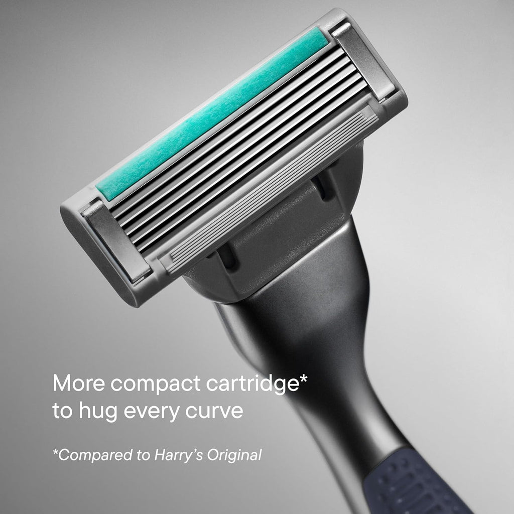 Harry's Plus Razor Refills - 10 Razor Blade Cartridges, Compact Cartridge Design for Precise Control, Shaving Kit for Men Only Compatible with Harry's Plus Handles
