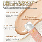 Adaptive Foundation - Color-Changing Liquid Makeup with SPF 50 & Hydrating Concealer - Long-Lasting, Water-Resistant, Natural Demi-Matte Finish - 1.05 fl oz
