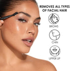 Japonesque Eyebrow Razor with Ultra-Sharp Stainless Steel Blades, for Removal of Facial Hair on Women. Also acts as a Dermaplane Razor to Remove Peach Fuzz & Exfoliate the face -Travel Cap Included