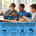 Get Trend Fortnite Boys Backpack 6Pc School Set With Lunch Bag Pencil Case | 18In Kids Book Bag With Water Bottle, 2 Keychains, Pencil Pouch, Insulated Cooler Bag, School Supplies, Gamer Gifts For Boys