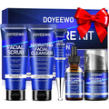 Skin Care For Men,Hydrate,Firm,Anti-Aging & Wrinkle Facial Face Routine Kit | Mens Skin Care Kit Gift Set Birthday Valentines Christmas Gifts Baskets For Young Men Him Teen Boy Boyfriend