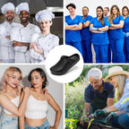 Arch Support Work Clogs Slip Resistant Shoes For Chef Nurse | Cushion | Slip On | Slide Sandals | All Day Comfort