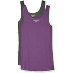 Amazon Essentials Women's Slim-Fit Ribbed Scoop Neck Tank Tops