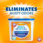 Arm & Hammer Fragrance Free Refillable Moisture Absorber And Odor Eliminator 14 Oz. Tub