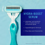 Schick Hydro Silk Sensitive Women's Disposable Razors, 6ct | 5-Blade Disposable Razors for Women Sensitive Skin | Travel Razor for Women
