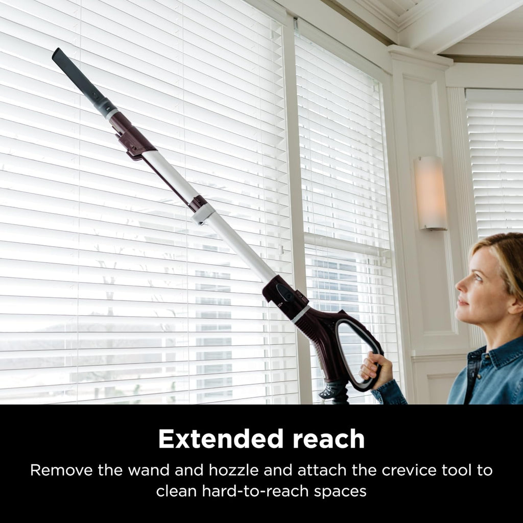 Shark Nv752 Rotator Powered Lift-Away Truepet Upright Vacuum With Hepa Filter, Large Dust Cup Capacity, Led Headlights, Upholstery Tool, Perfect Pet Power Brush & Crevice Tool, Bordeaux
