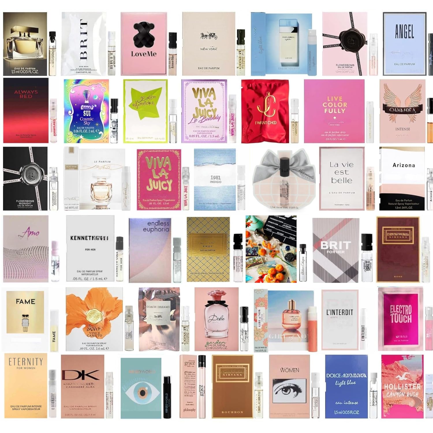 Perfume High End Designer Fragrance Sampler Set For Women - (Pack Of 12 Sample Vials)