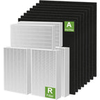 6 Pack Hpa300 Hepa Filter Replacement For Honeywell Air Purifiers Hpa300 Series, Hpa300, Hpa304, Hpa8350, Hpa300Vp, Hpa3300B, Hpa5300, Replace Hrf-R3, Pack Of 6 Hepa R And 8 Pre Filters A Hrf-Ap1